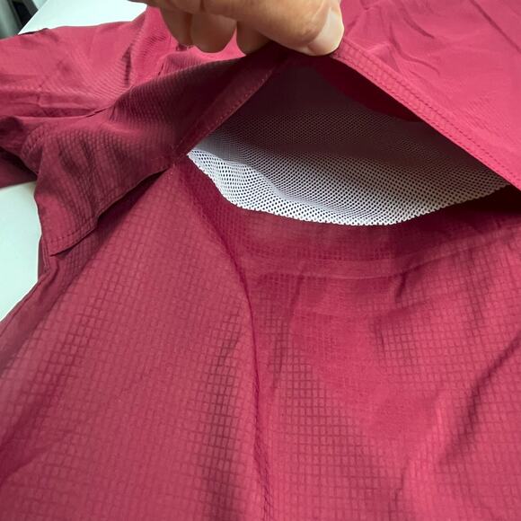 Ocean+Coast Mens Small Burgundy Vented Button Up Shirt Fishing Outdoors - Picture 8 of 13